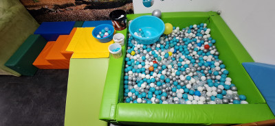 Bewegungsraum Thema Bälle schöpfen